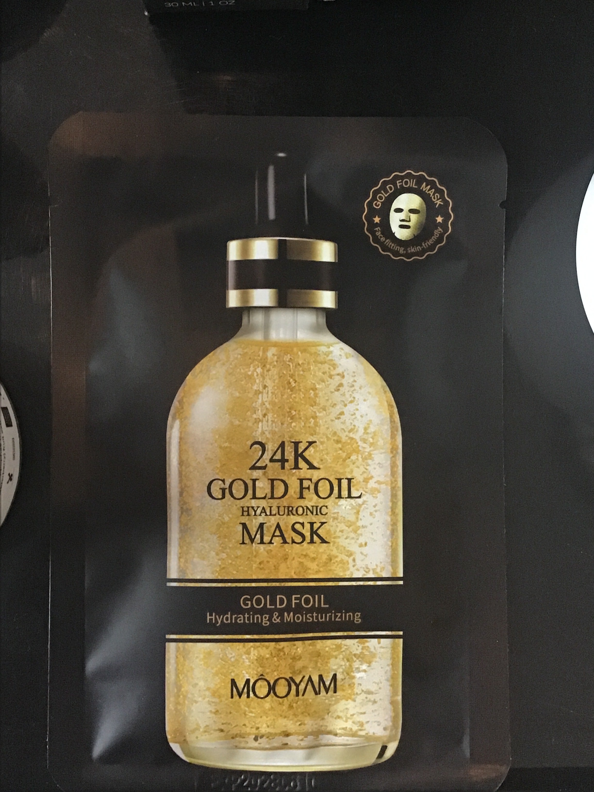 24K Gold Foil Mask