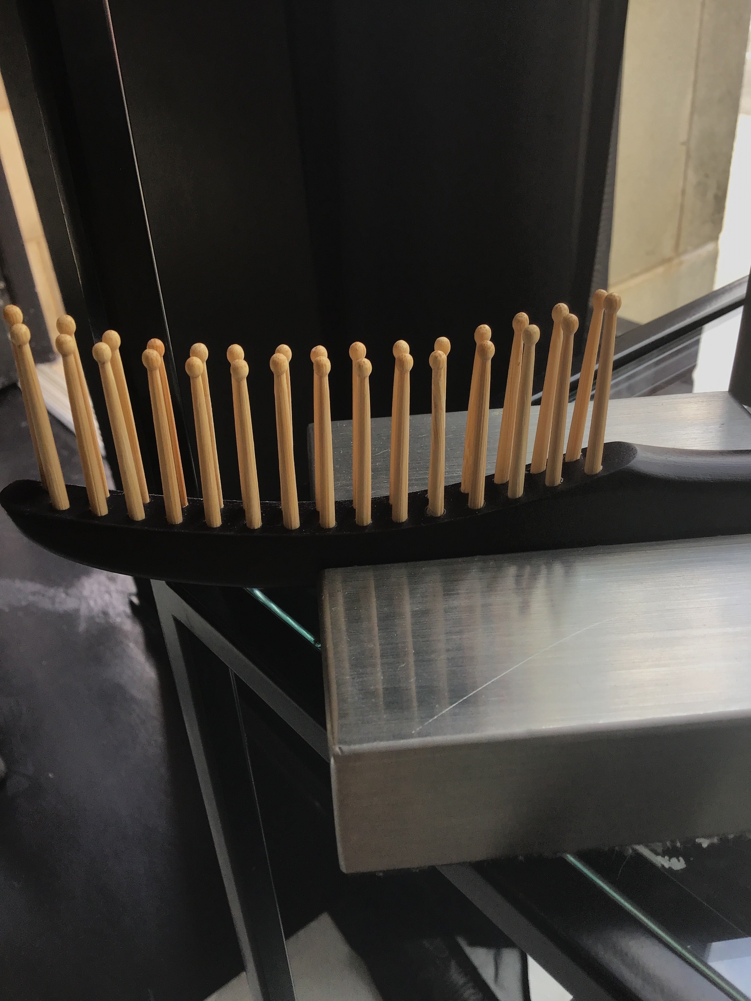 Bamboo detangling comb